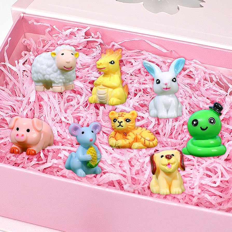 Amazon.co.jp: DeryArcle 干支 置物 12個 十二支セット かわいい