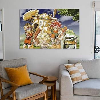 Amazon.co.jp: クロノ・トリガー ポスター 装飾 絵 キャンバス 壁