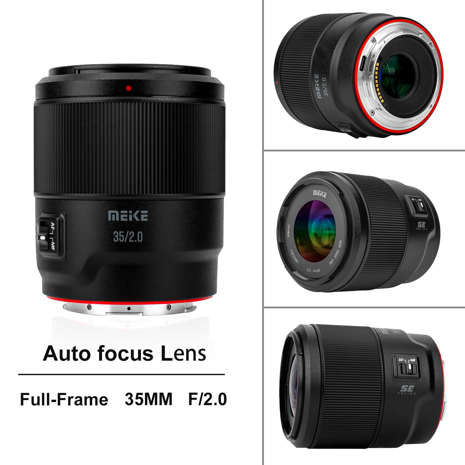 Amazon.com : Meike 35mm F2.0 Full Frame Wide Angle AF STM Lens