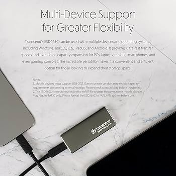 Amazon.com: Transcend Portable SSD 1TB External Solid State Drives