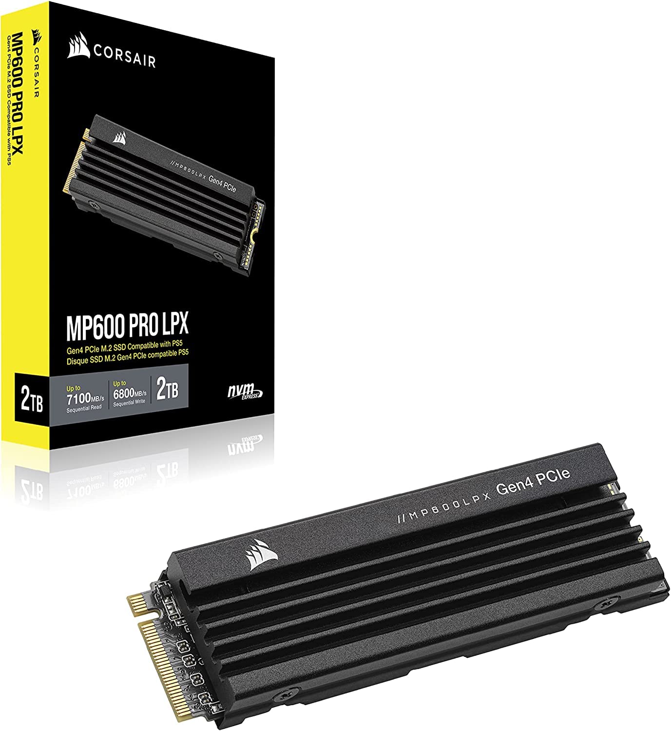 Amazon | CORSAIR MP600 PRO Low Profileシリーズ 2TBモデル 【LPX