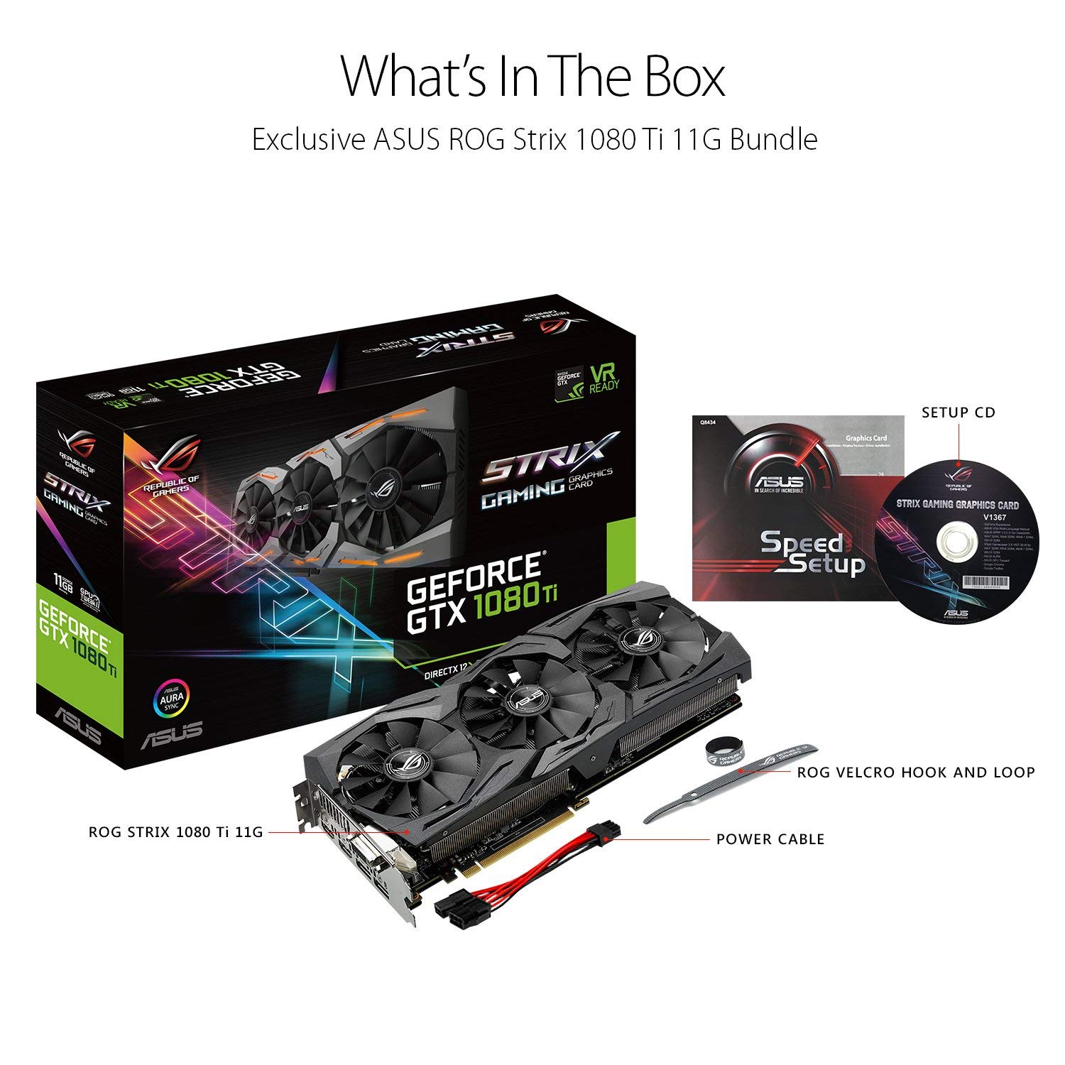 Amazon.com: ASUS ROG STRIX GeForce GTX 1080 TI 11GB VR Ready 5K HD