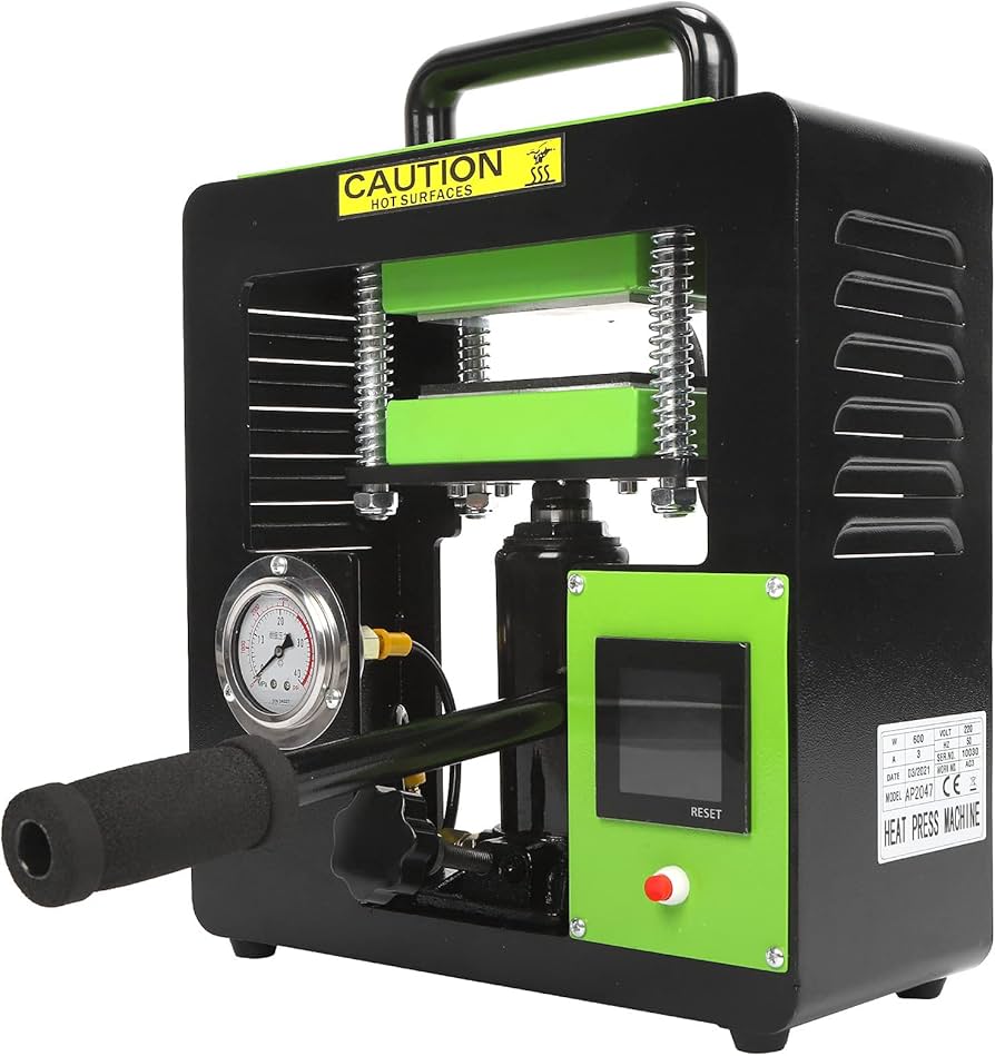 Amazon.co.jp: 10トンロジン熱プレス機、LCDデジタルコントロール