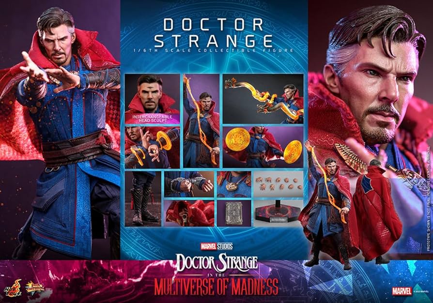 Amazon.com: Hot Toys Doctor Strange in The Multiverse of Madness