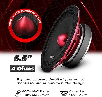 Amazon.com: DS18 PRO-X6.4BMSL Slim Loudspeaker - 6.5
