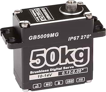 Amazon.com: GOTECK 50KG Brushless Digital Servo,High Voltage 14V