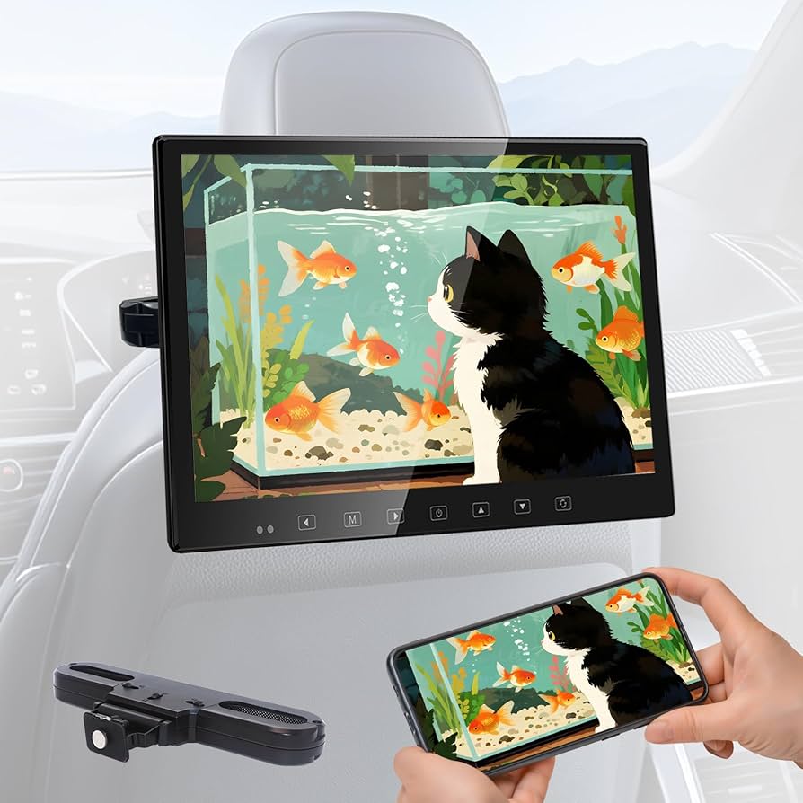 Amazon.co.jp: ヘッドレストモニター HDMI 13.3インチ IPS 後部座席