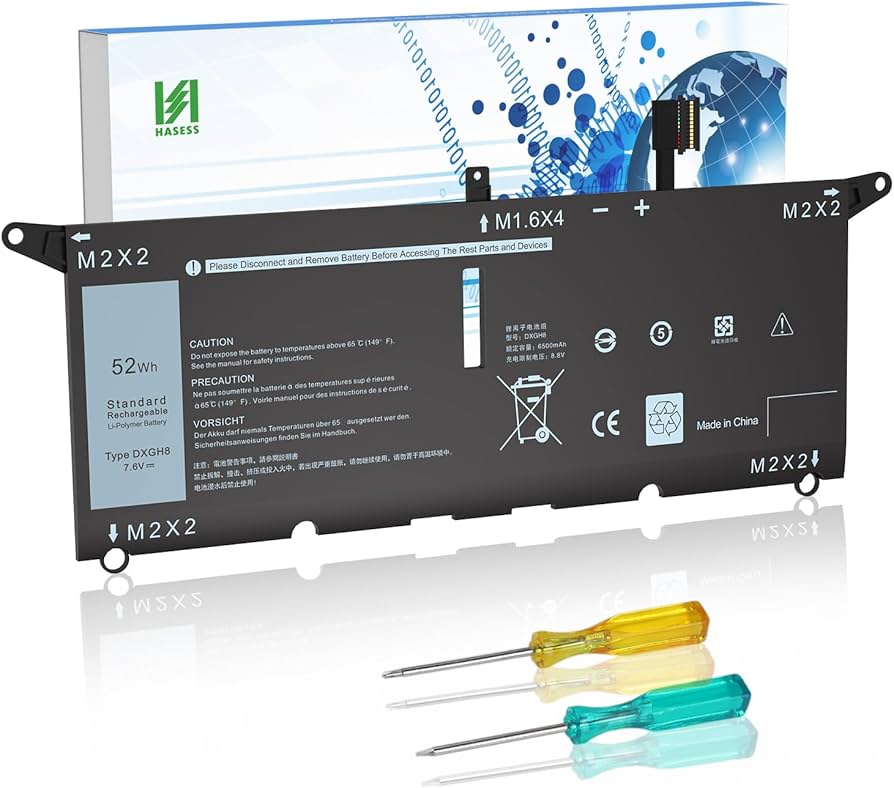 Amazon.co.jp: HASESS DXGH8 バッテリー 交換用 Dell XPS 13 9370 9380