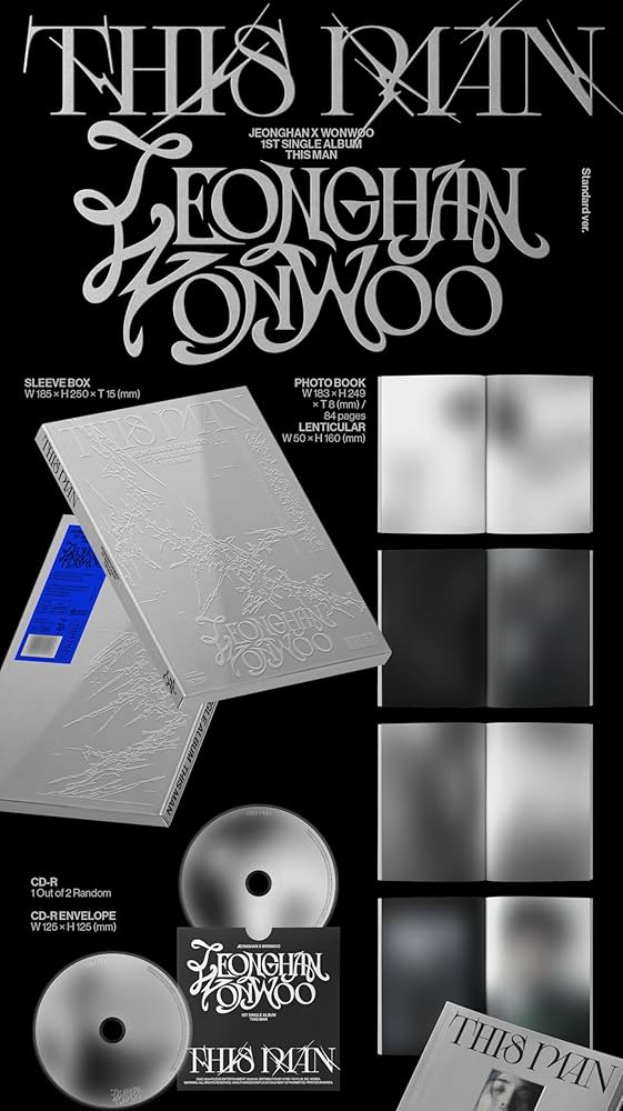 Amazon.com: SEVENTEEN Jeonghan X Wonwoo THIS MAN 1st Single Album