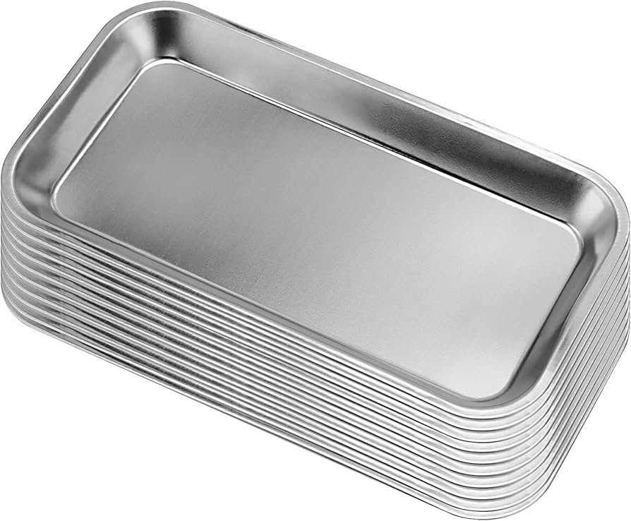 Amazon.co.jp: HOZEON 10個パック サージカルトレイ ステンレス