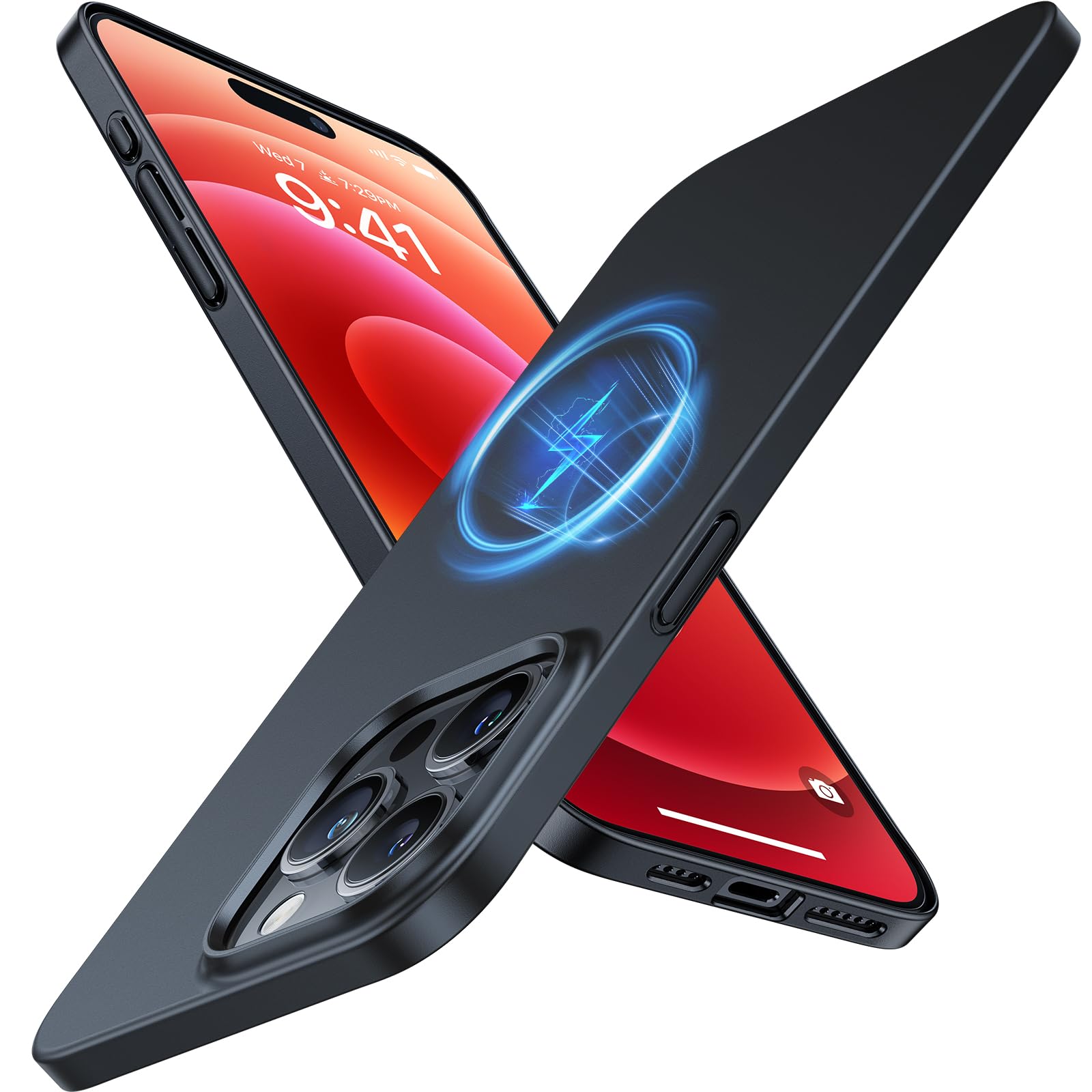 Amazon.com: TORRAS Magnetic Slim-Fit for iPhone 15 Pro Max Case