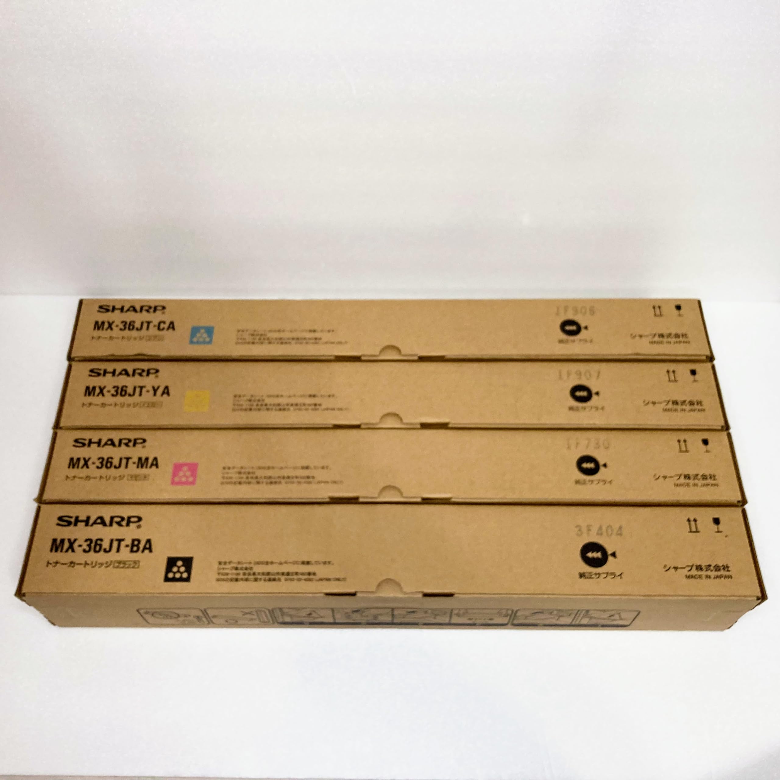 Amazon.co.jp: シャープ MX-36JT 4色セット 国内純正トナー MX-36JT_BA