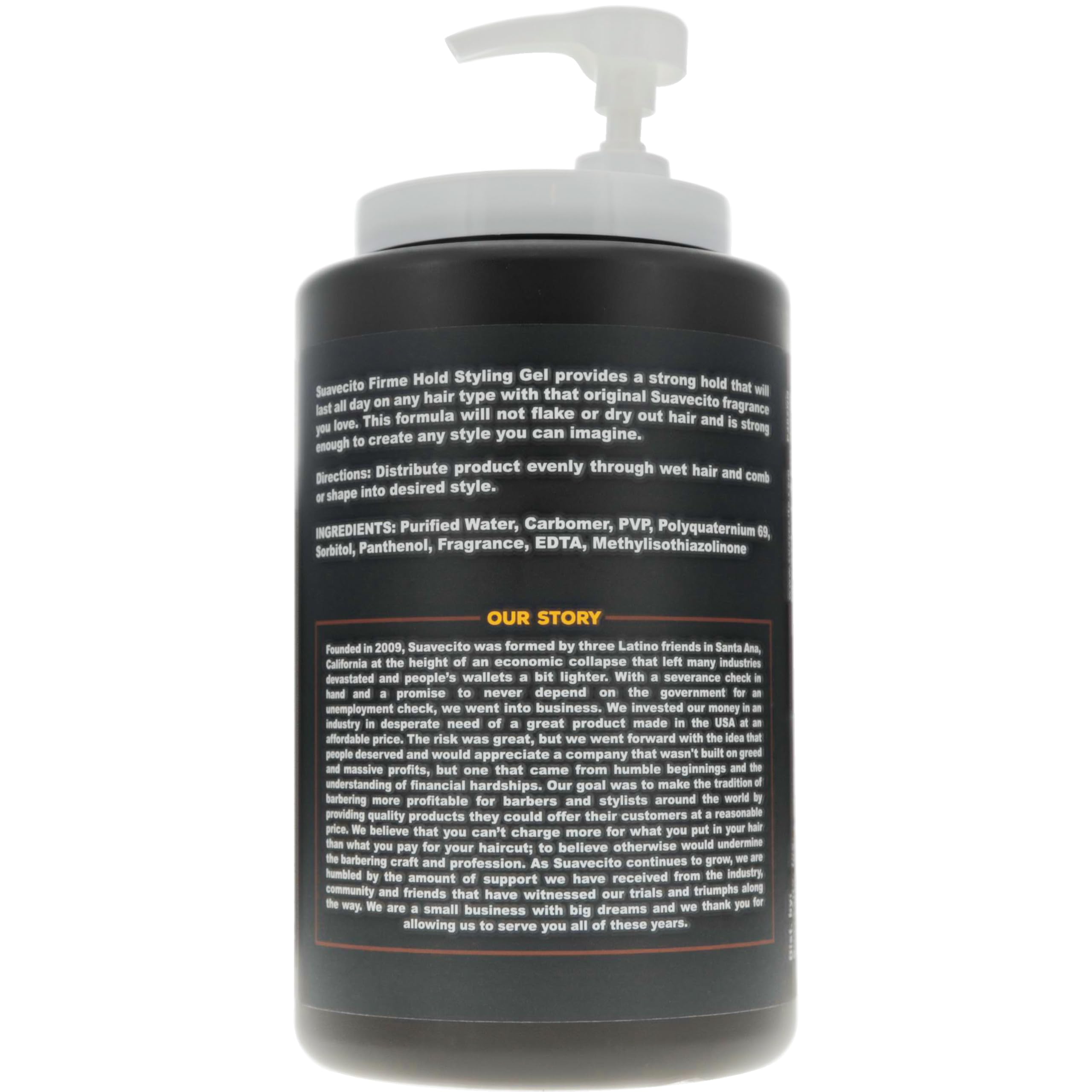 Amazon.com: Suavecito Firme (Strong) Hold Styling Hair Gel 32 oz