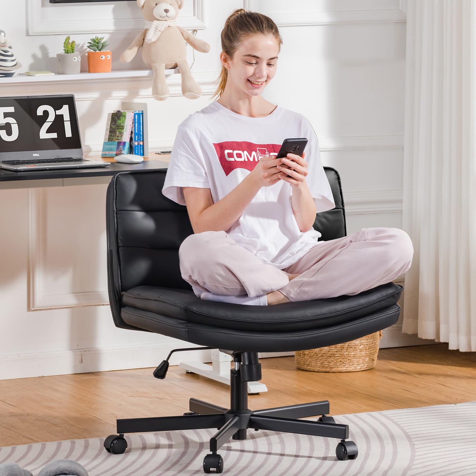 Amazon.co.jp: GTRACING デスクチェア あぐら ソファチェア オフィス