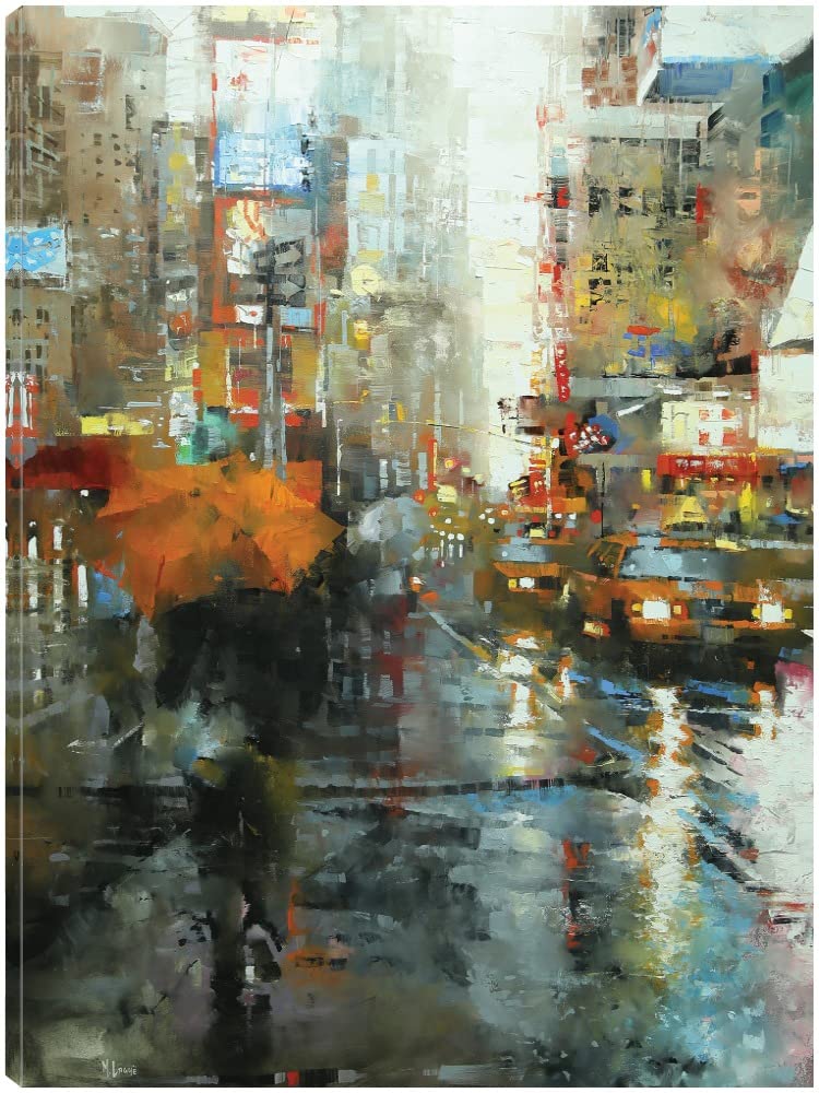 マンハッタンアクリル絵