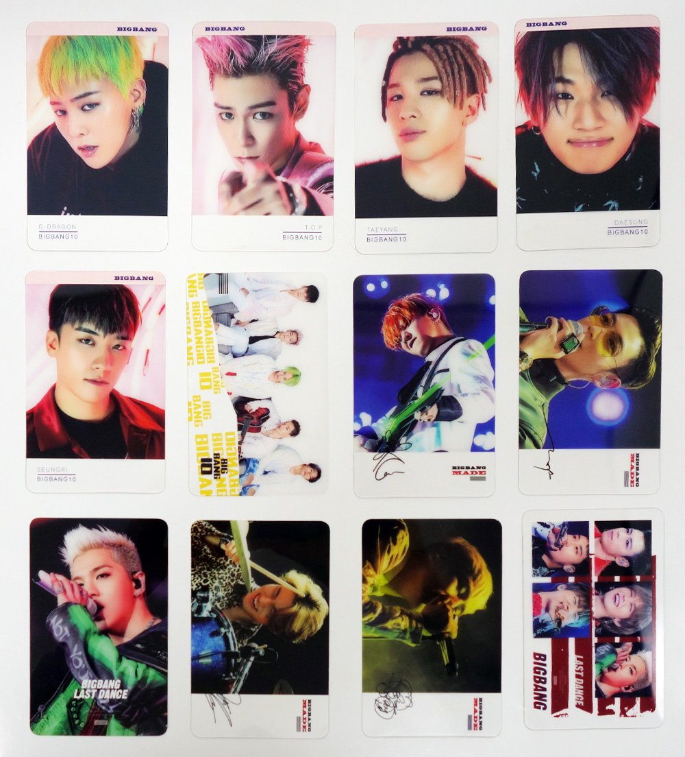 Amazon.co.jp: BIGBANG ビッグバン - TRANSPARENT PHOTO CARDS 透明
