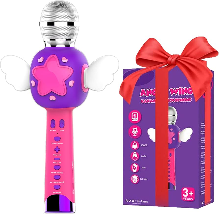 Amazon.com: TiMi Tree Kids Karaoke Voice Changer Microphone, 3.5