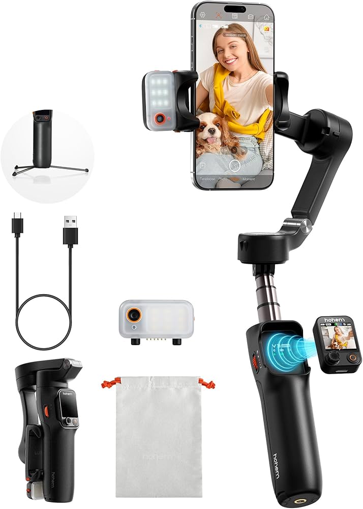 Amazon.co.jp: hohem V3 Ultra ジンバルスタビライザー 3軸