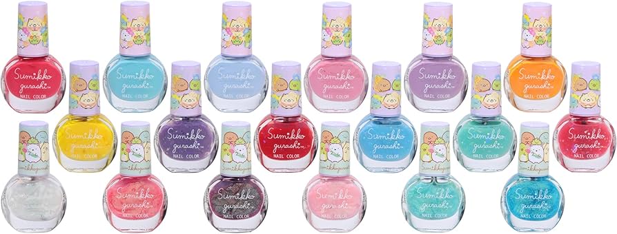 Amazon | レイス(Race) すみっコぐらし はがせるマニキュア18本セット