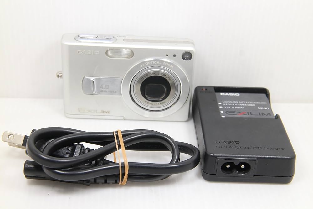 Amazon | CASIO EXILIM ZOOM EX-Z40 シルバー | コンパクト 通販