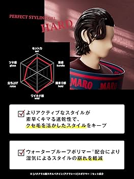 Amazon | MARO(マーロ) パーフェクト スタイリングジェル [ハード
