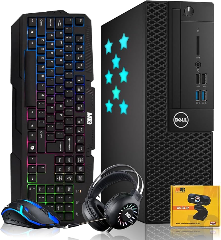 Amazon.com: Dell Desktop PC Gaming Bundle - Core i7, 16GB RAM