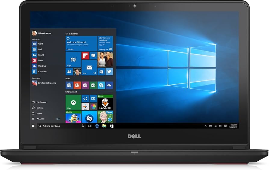 Amazon.com: Dell Inspiron i7559-3763BLK 15.6 Inch FHD Laptop (6th
