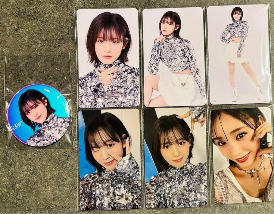 Amazon.co.jp: ME I 石井蘭 トレカ6種コンプ+缶バッジ : おもちゃ