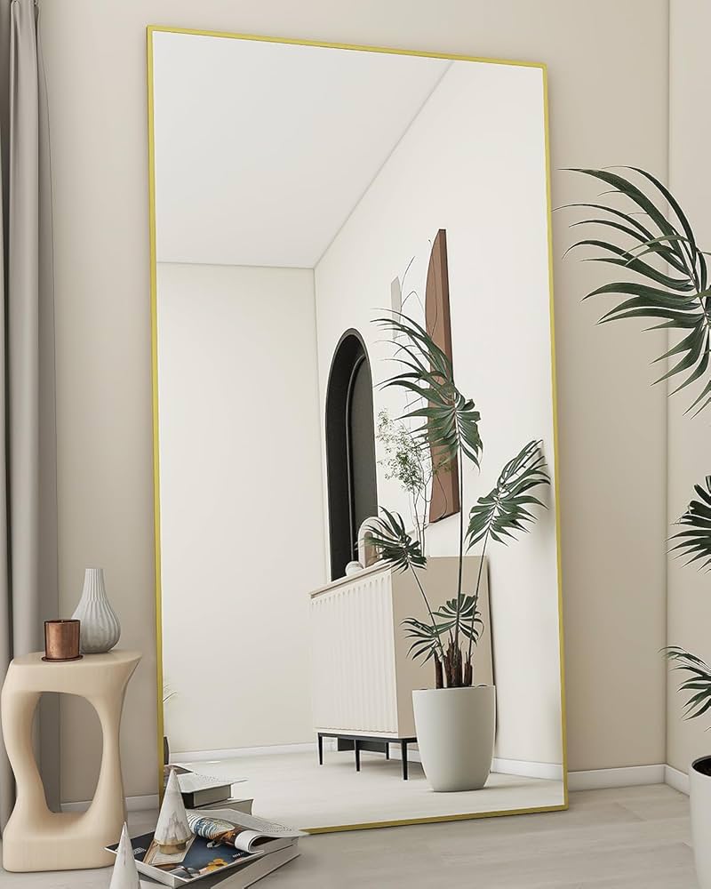 Amazon.co.jp: Koonmi 76インチx34インチ フロアミラー フルレングス