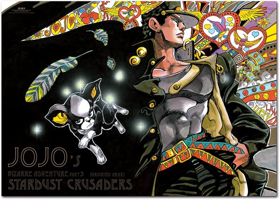 JOJO 3部 B2ポスター 海外限定版 B2 Poster JOJO'S BIZARRE ADVENTURE