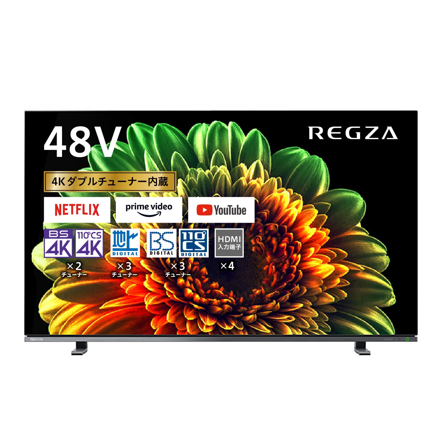 Amazon.co.jp: レグザ 48V型 4K有機ELテレビ 48X8400 4Kチューナー内蔵