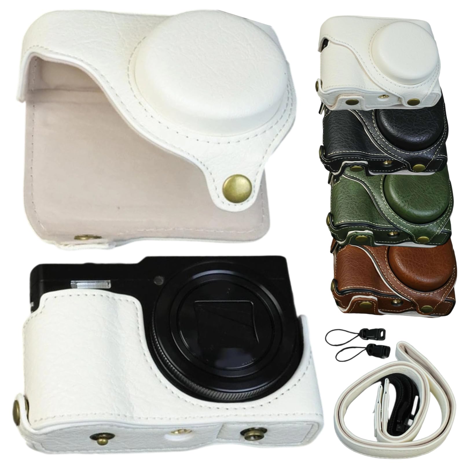 Amazon.co.jp: ケース Lumix DC-TZ99デジタルカメラ用 PUレザー保護