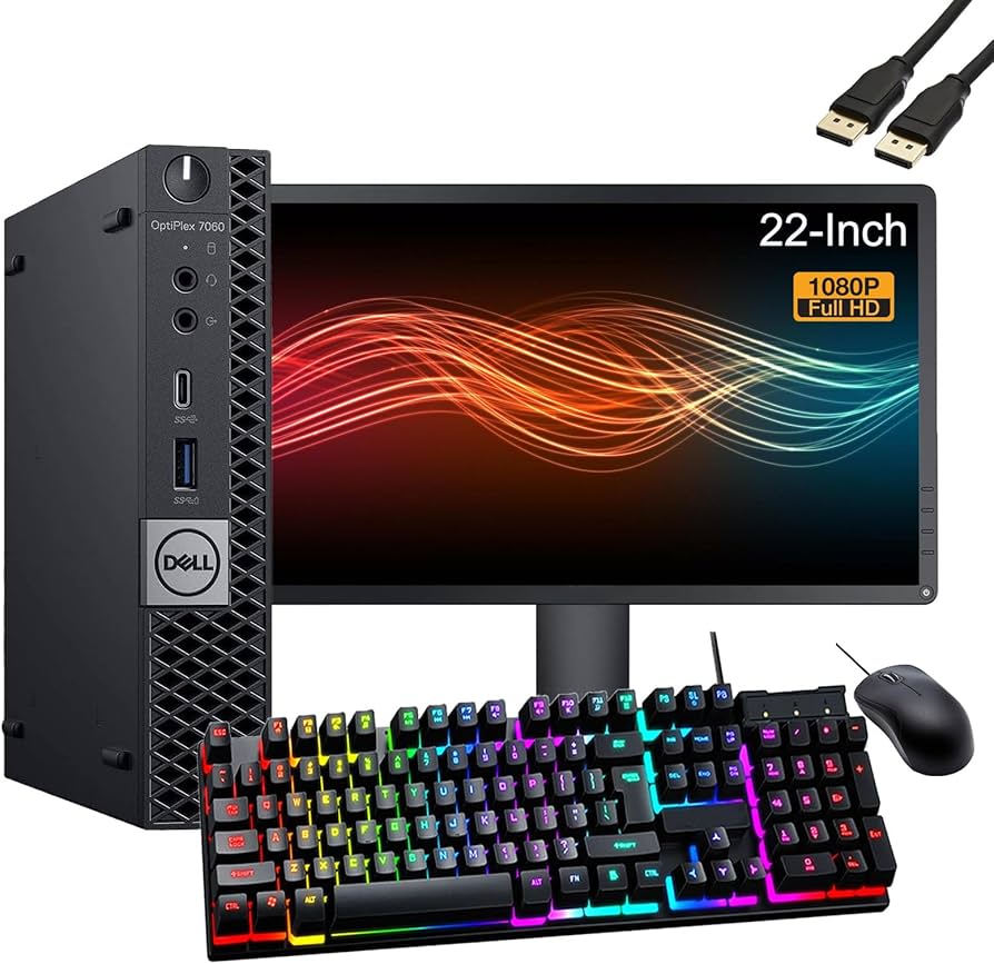 Amazon.com: Dell OptiPlex 7060 Mini Desktop Computer with 22
