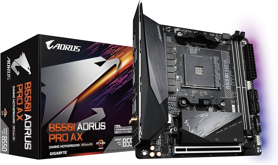 Amazon.com: GIGABYTE B550I AORUS PRO AX AMD AM4 ITX Motherboard
