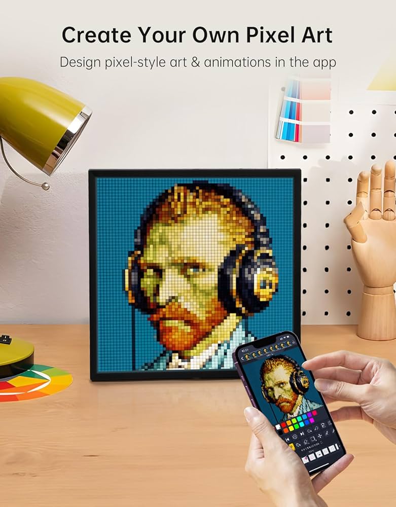 Divoom Pixoo-64 - WiFi Pixel Cloud Digital Frame with APP Control