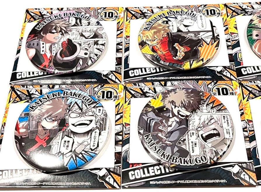 Amazon.co.jp: ヒロ アカ コレクション缶バッジ HEROES 爆豪勝己 全