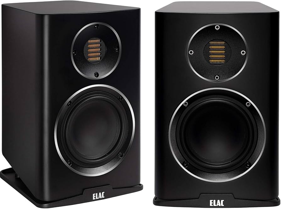 Amazon.com: ELAC BS243.4-SB Carina Premium Bookshelf Speakers