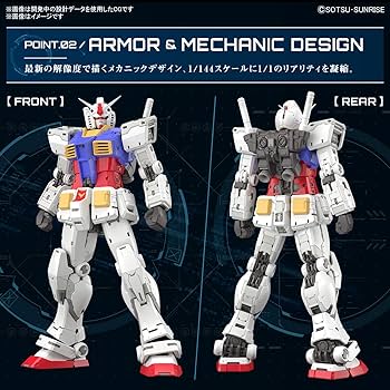 Amazon | RG 機動戦士ガンダム RX-78-2 ガンダム Ver.2.0 1/144