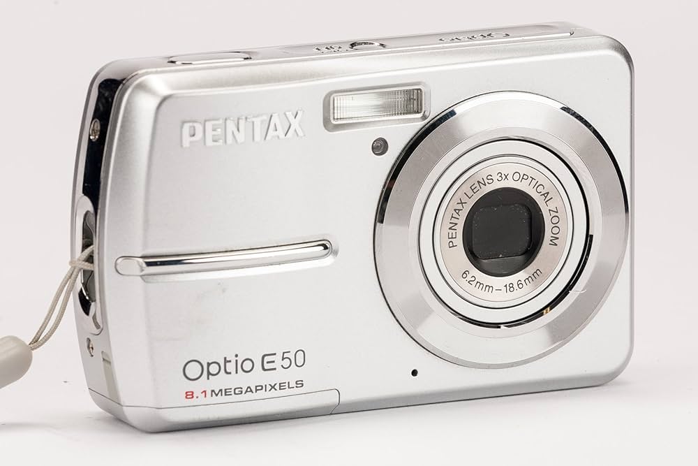 Buy Pentax Optio E50 8.1MP Digital Camera with 3x Optical Zoom