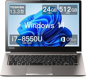 Amazon.co.jp: ノートパソコン東芝 Core i7 (8550U)第8世代(24GBメモリ