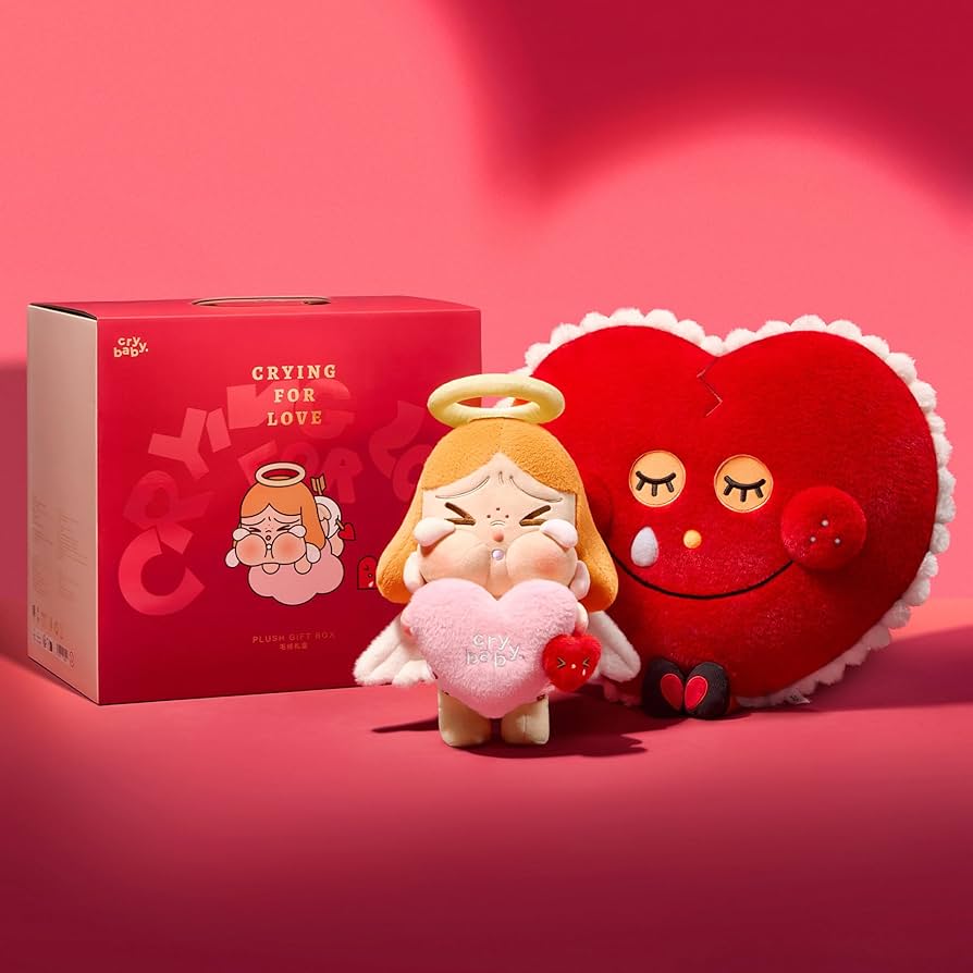 Amazon.com: POP MART Crybaby Crying for Love Series-Plush Gift Box
