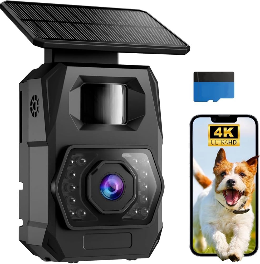 Amazon.co.jp: Hapimp 最新型【充電式＆WIFI対応】防犯カメラ トレイル