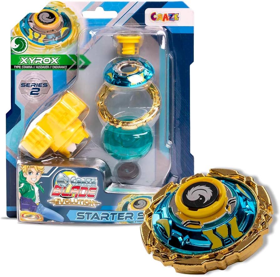 CRAZE Blade Battle Spinner Starter Set Evolution Xyrox - Metal