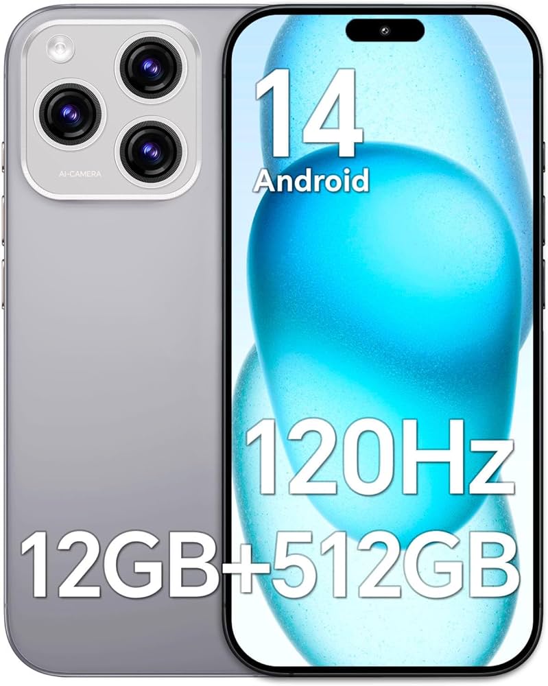 Amazon.com: OFGPPB X16 PROMAX Unlocked Cell Phone,RAM 12GB+512GB