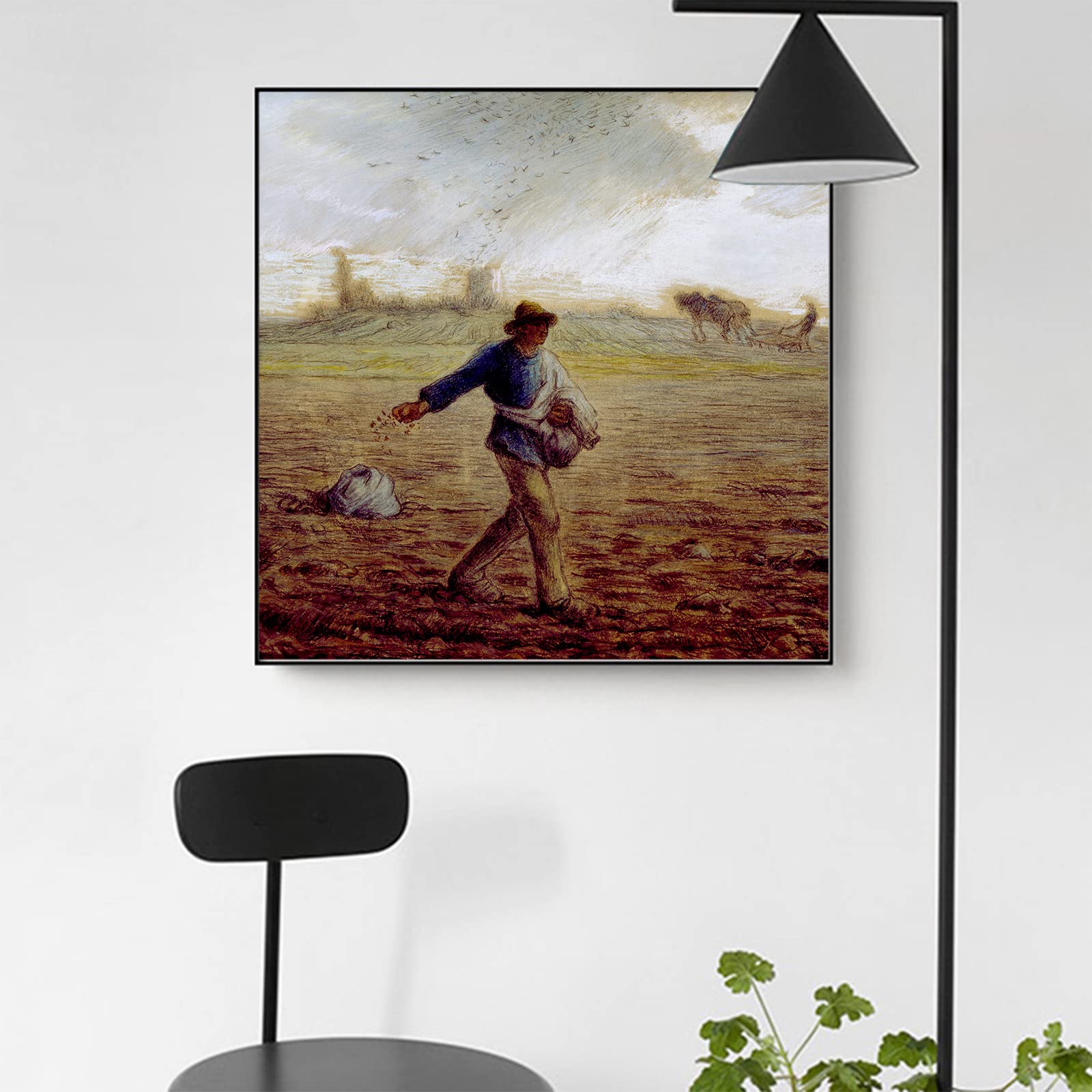 Amazon.co.jp: ジャン=フランソワ・ミレー作「The Sower by Jean