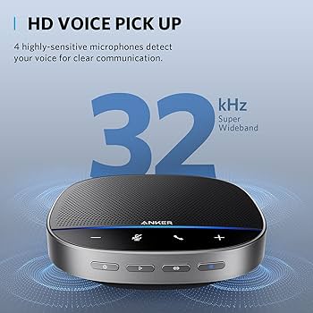 Anker PowerConf S500 Viva-voz com Zoom Rooms e certificações