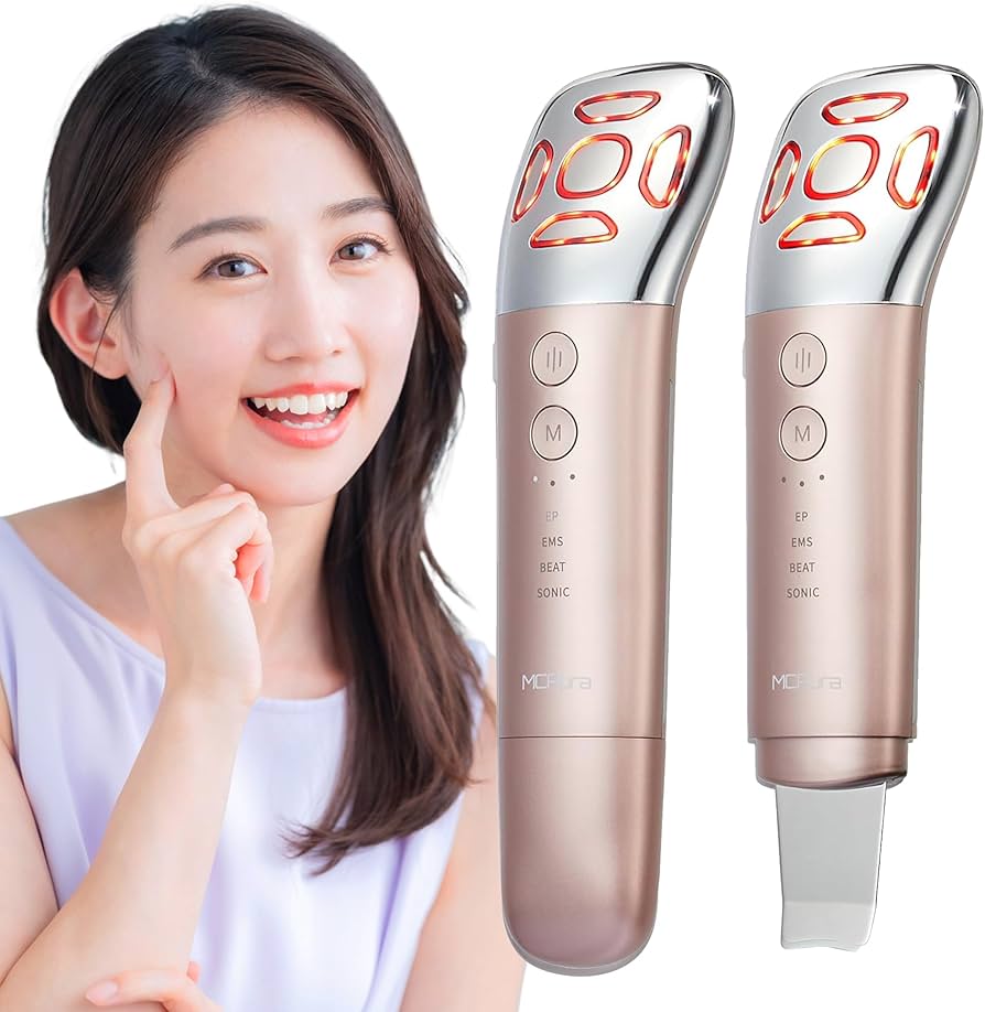 Amazon.co.jp: MCAura【国内正規品】美顔器 1台4モード12役 EMS