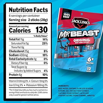 Amazon.com : Jack Link's x Feastables MrBeast Sweet and Savory