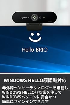 Amazon.co.jp: ロジクール Webカメラ Brio C1000s Ultra 4K HD 60fps