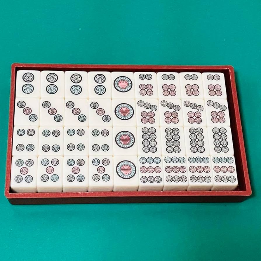 超希少レア】麻雀 ミズノ 丸一 3色牌 ドラゴン ダイヤ 保証票付 超希少